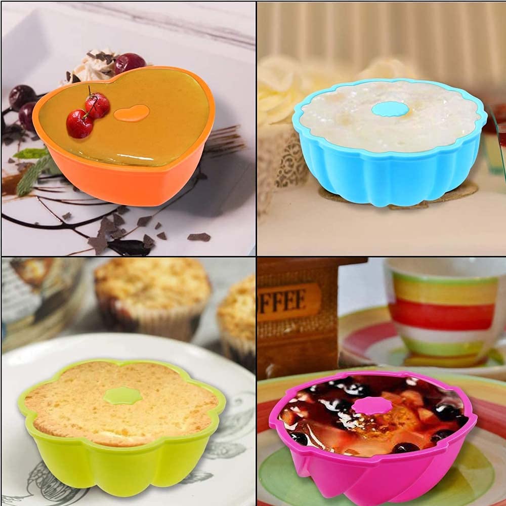 12 Cups Cake Silicone Mold Muffin Cupcake Silicone Mold Mini Muffin Baking  Tray Non-stick Cupcake Pan Pudding Jelly Baking Mold