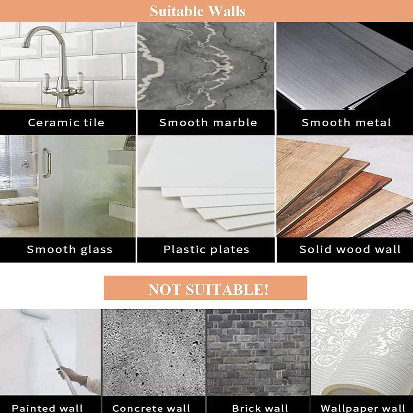 DOCOSS-Self Adhesive Toilet Paper Holder for Bathroom Stainless Steel , Sticker Toilet Roll Tissue Paper Holder/ Self Adhesive Toilet Paper Roll Holder ,Bathroom Accessories (Satin)