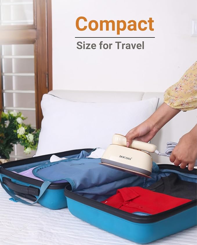 Docoss Foldable Mini Steam Iron
