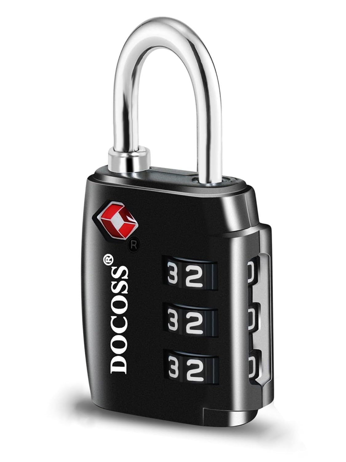 DOCOSS-Set of 2-202 TSA Approved Locks for Luggage, Number Lock for Bag,Small TSA Locks for Luggage Combination Password Lock for Travel
