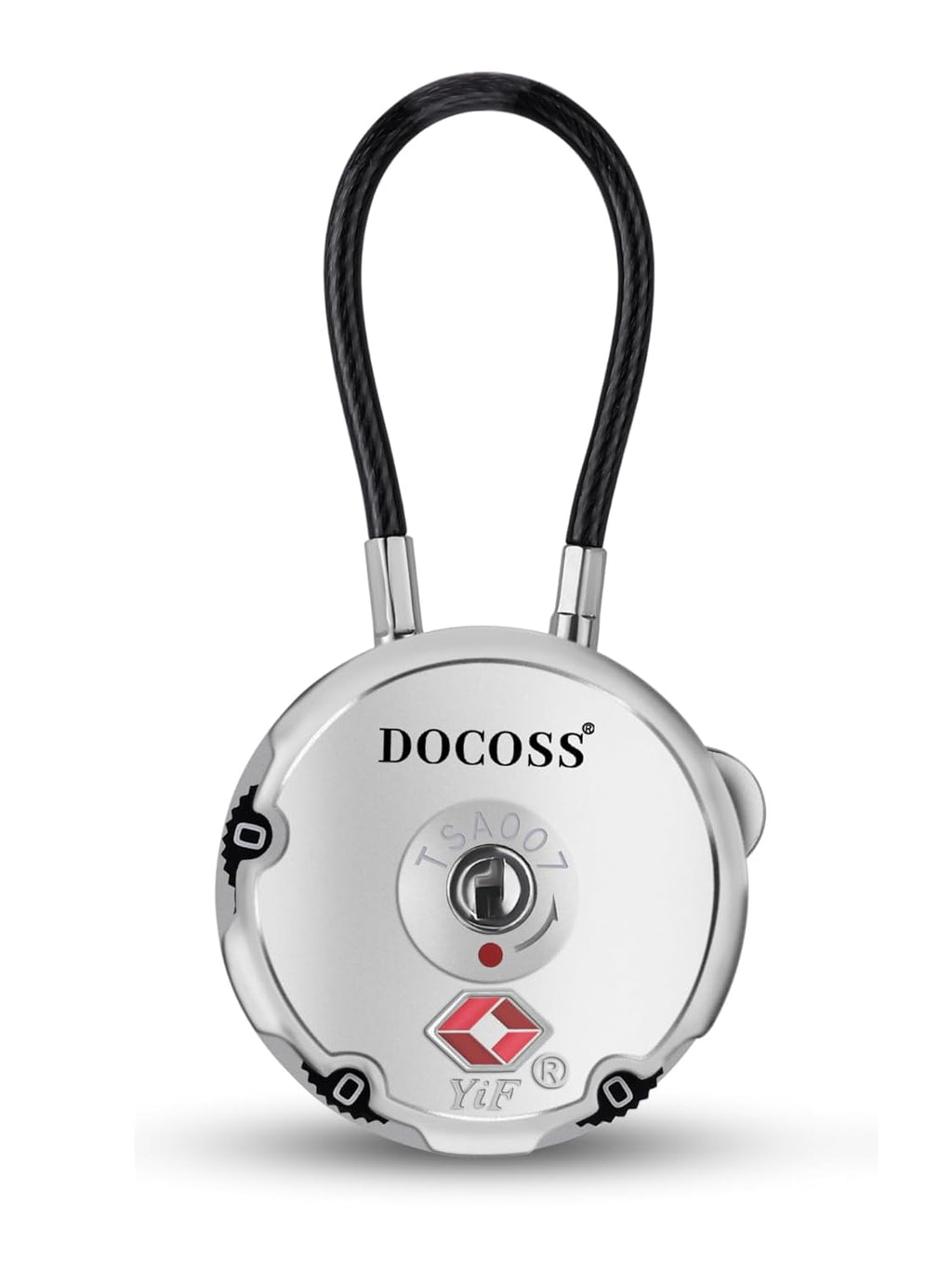 DOCOSS Metal TSA Locks, USA International Number Password Combination Luggage Travel Bag Locks
