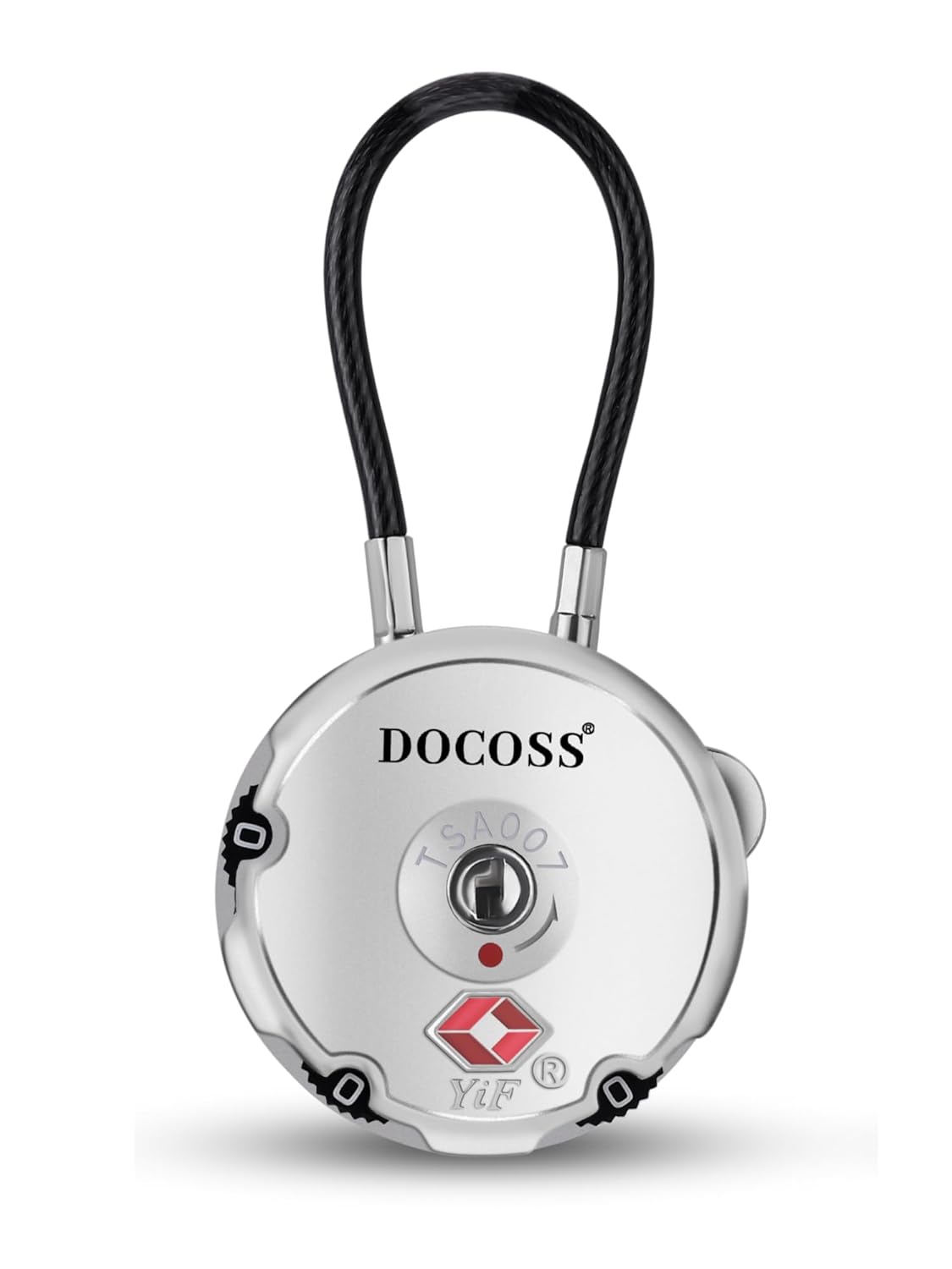DOCOSS Metal TSA Locks, USA International Number Password Combination Luggage Travel Bag Locks