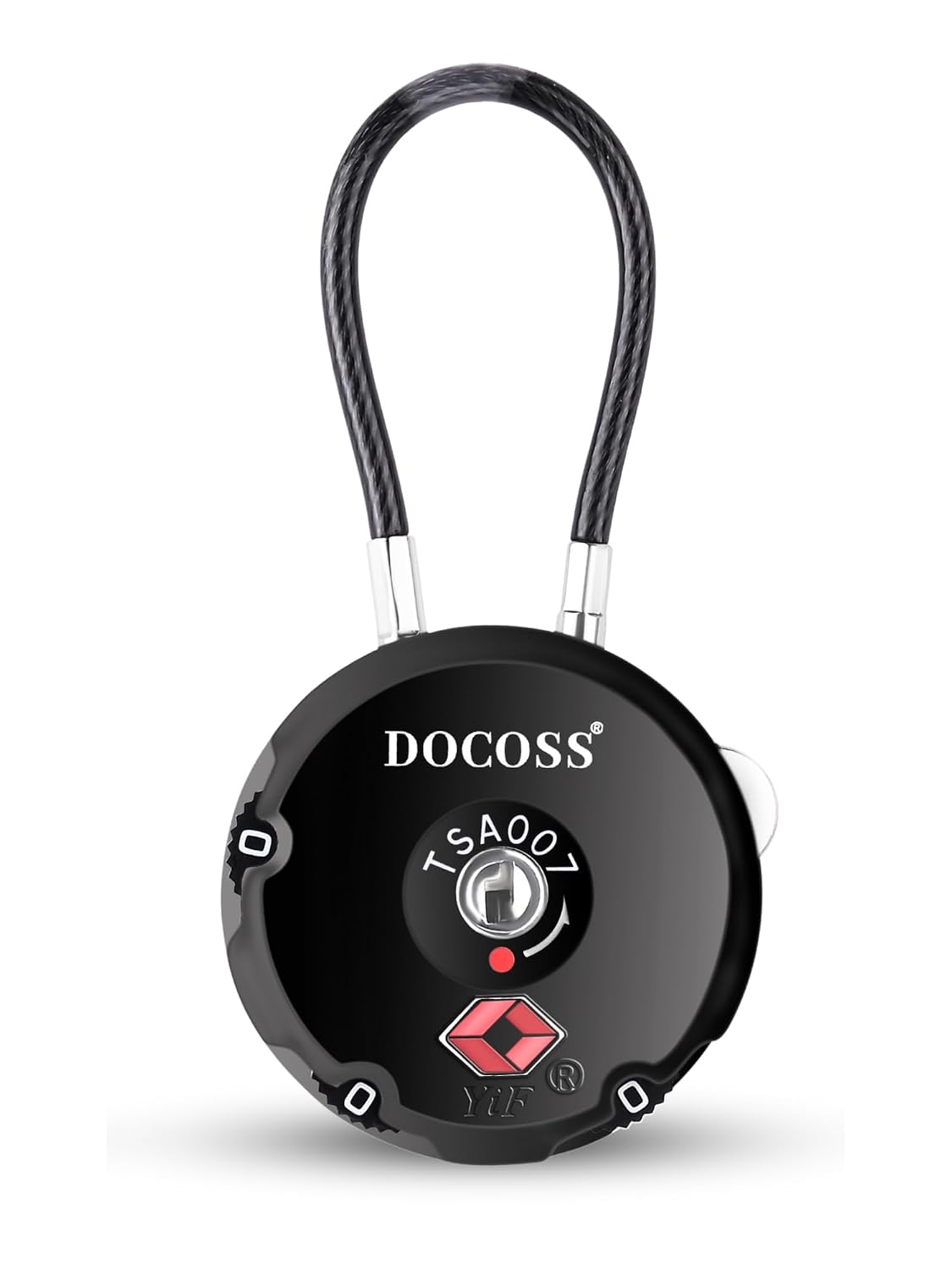 DOCOSS Metal TSA Locks, USA International Number Password Combination Luggage Travel Bag Locks