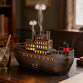 Docoss Titanic Ship Aroma Diffuser for Home Electric with Remote | Essential Oil Diffuser for Home & Bedroom,Ultrasonic Humidifier with 7 LED Warm Lights & Quiet Operation,Electric Diffuser for Room