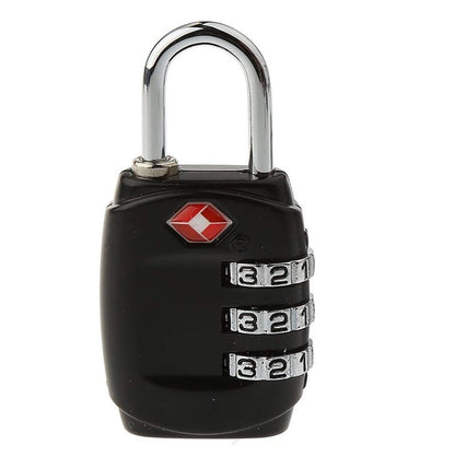 DOCOSS Zinc Alloy Luggage Locks (Black_S1_TSA_LOCK_331_BLACK)