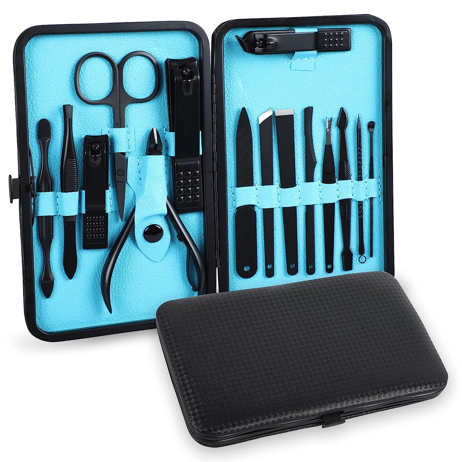 Manicure Set, Familife Professional Manicure Kit Nail Clippers Set 11 In 1  Stainless Steel Pedicure Tools Kit Nail Kit Men Grooming Kit With Portable  - Imported Products from USA - iBhejo