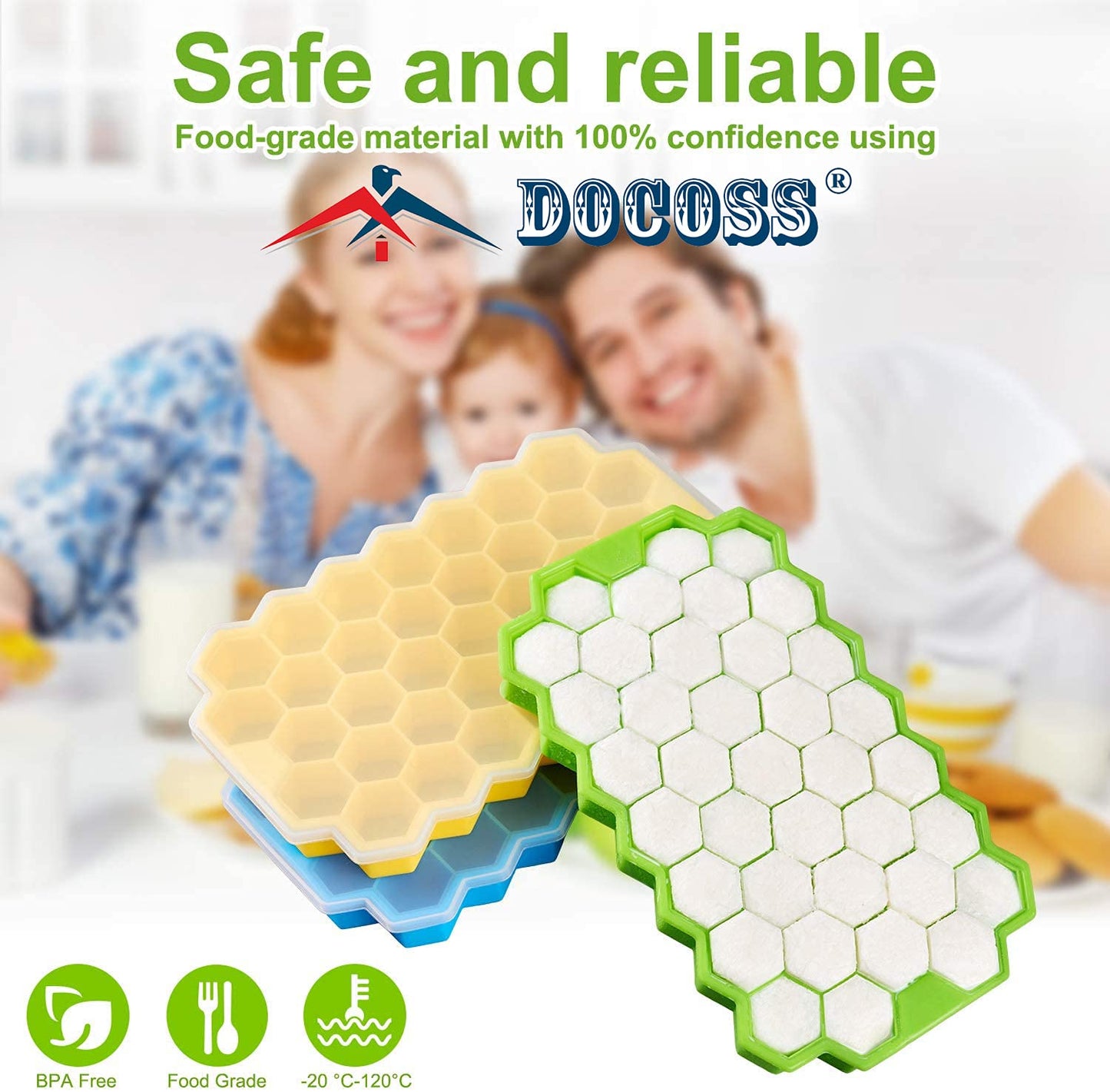 Honeycomb Mould Ice Cube Tray Silicone Mould Ice Maker -  Norway
