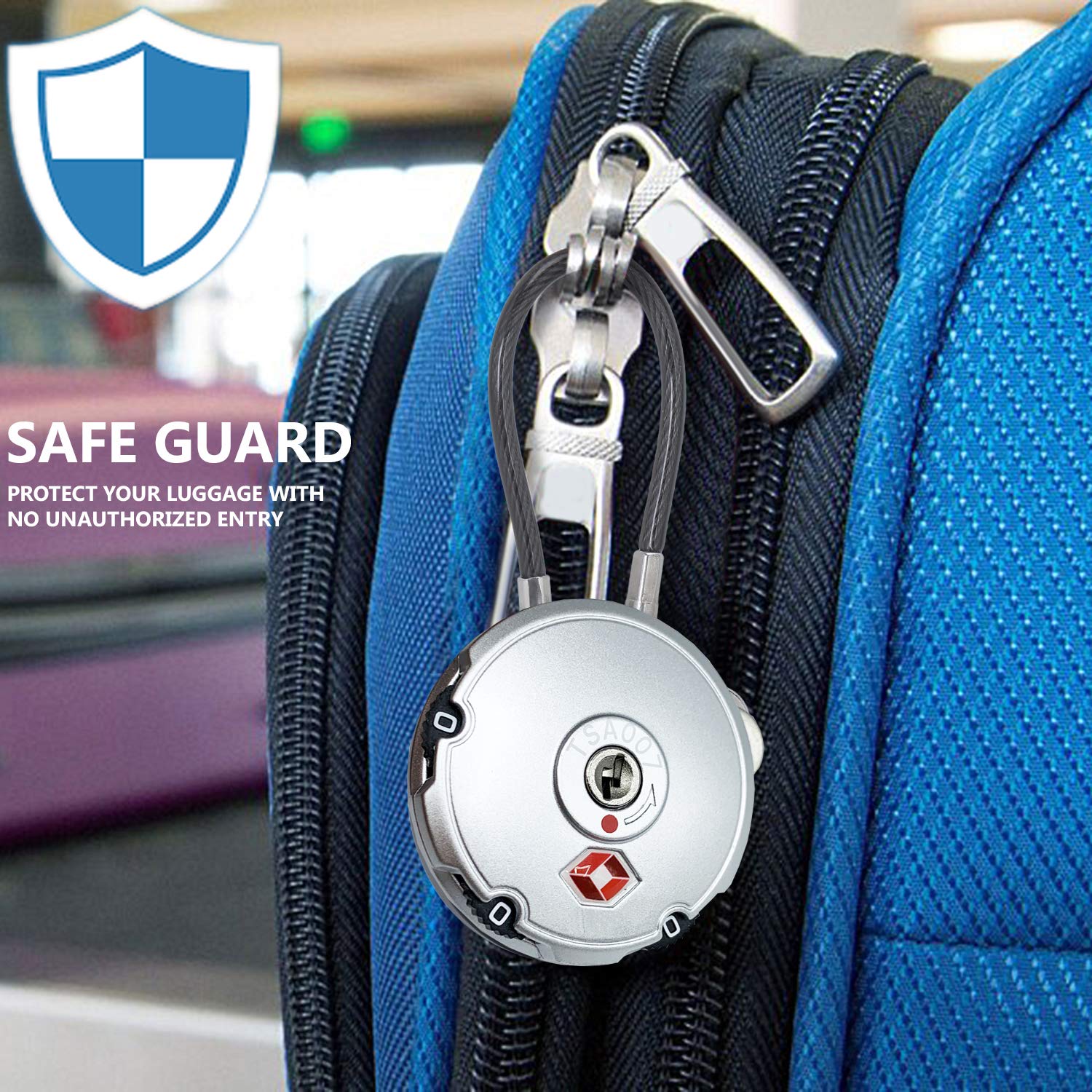 TSA Approved Lock 3 Digit for Luggage Bag International Number Password  Travel Locks at Rs 185/piece, Luggage Locks in Mumbai