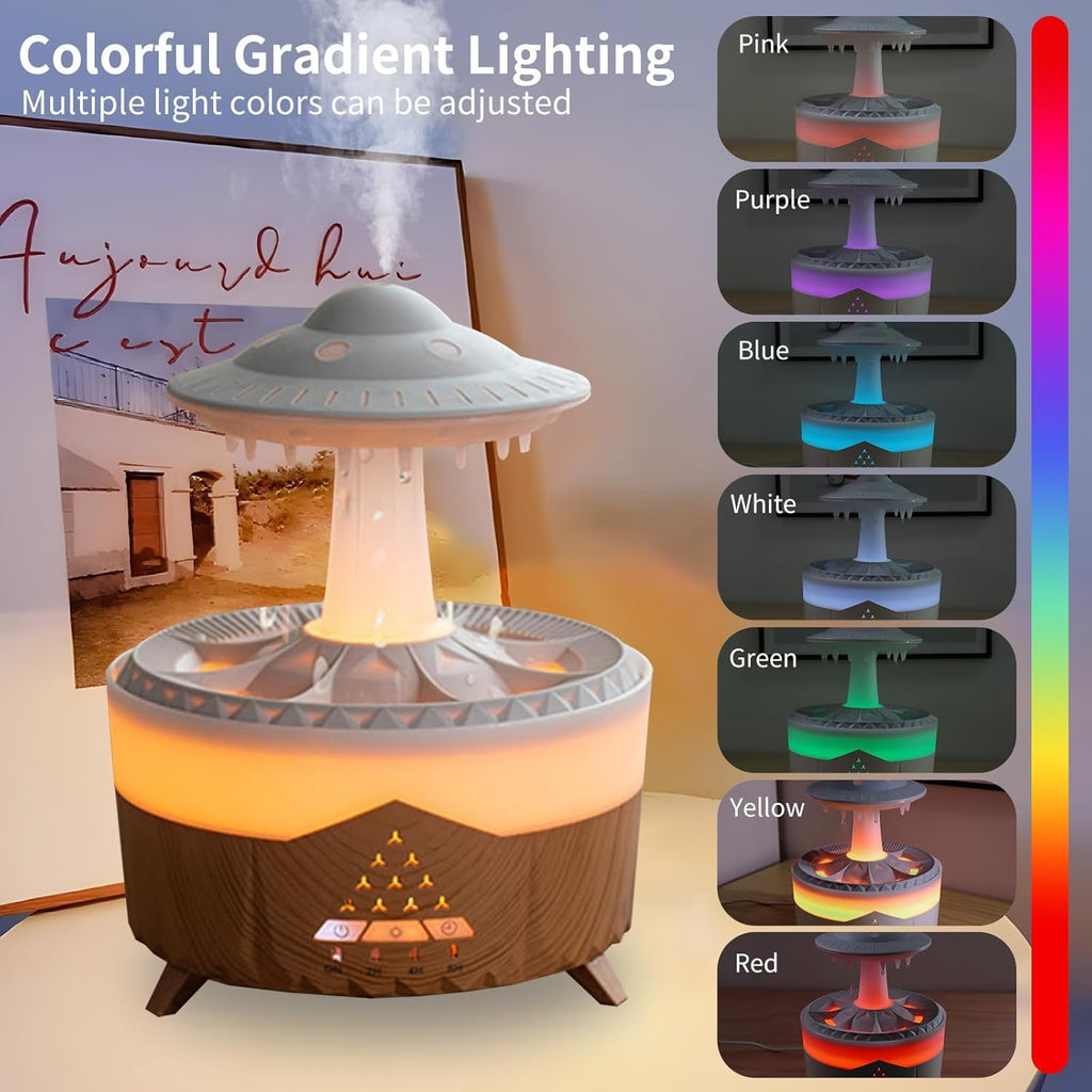 Docoss CloudRain Aroma Diffuser for Home Electric & Humidifier Oil Diffuser for Home – Essential Oil Fragrance Diffuser with Remote Control,Room Freshener Scent for Relaxation