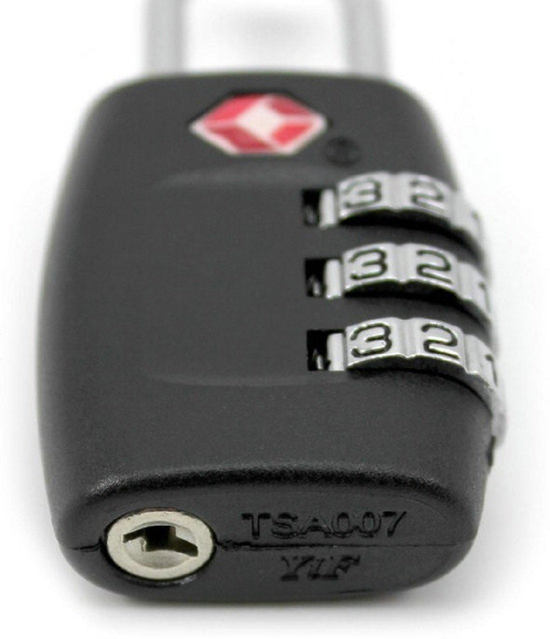 DOCOSS-Set of 2-331-METAL TSA Lock 3 Digit for Luggage Bag International Number Password Travel Locks(Muliti-Color)