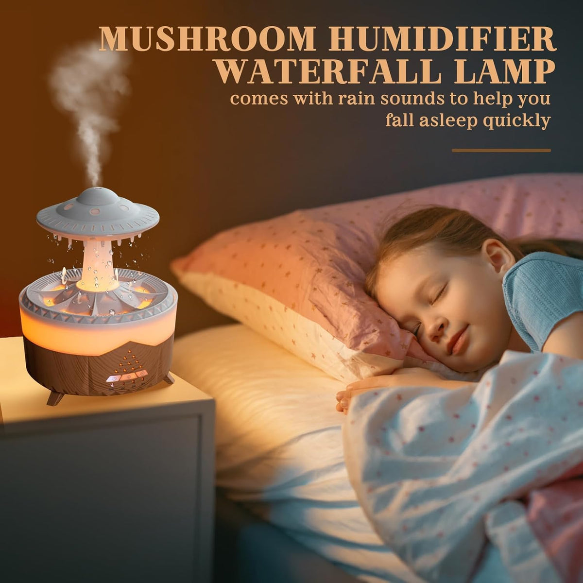 Docoss CloudRain Aroma Diffuser for Home Electric & Humidifier Oil Diffuser for Home – Essential Oil Fragrance Diffuser with Remote Control,Room Freshener Scent for Relaxation