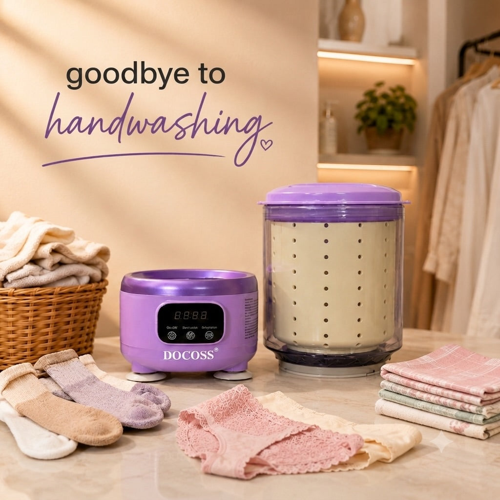 DOCOSS Rechargeable Mini Washing Machine