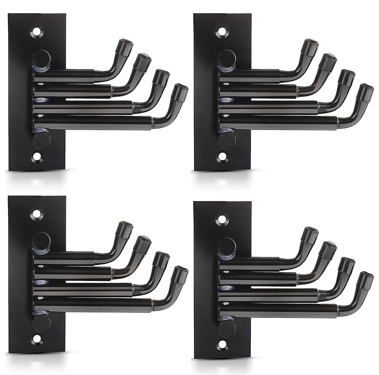 DOCOSS -Flexible Stainless Steel Pin Bathroom Hooks Cloth Hanger Wall Hook Door Robe Hooks for Hanging Keys,Clothes,Towel Steel Hook (PACK OF 2,