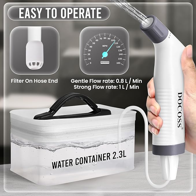 Docoss Electric Portable Jet Spray Bidet
