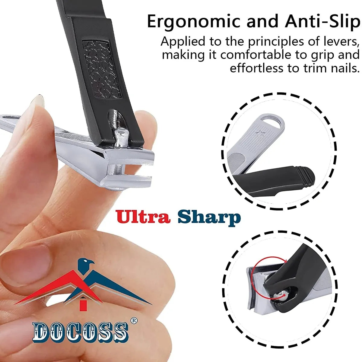 Blizzard® Ingrown Nail Clipper for Thick Nails 13cm | Flame Head