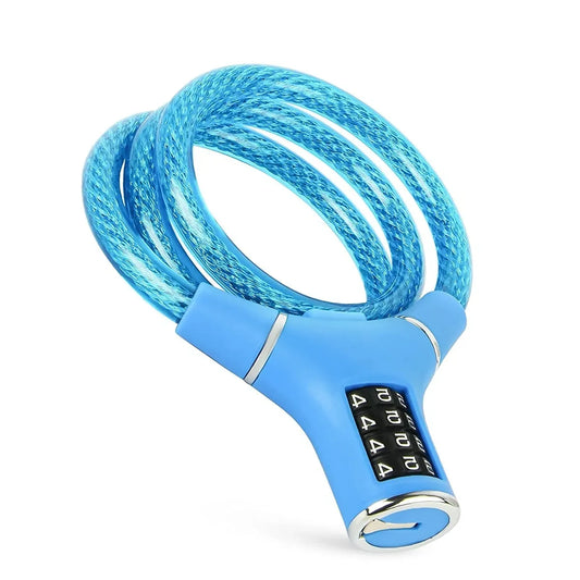 DOCOSS- Ultra Strong Number Lock for Cycle Lock / Helmet Lock for Bike Lock /Cable Lock /Password Lock for Bike / Cycle Locks(Blue) Visit the DOCOSS Store