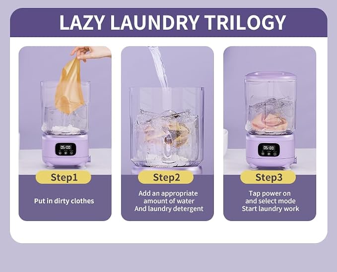DOCOSS Rechargeable Mini Washing Machine