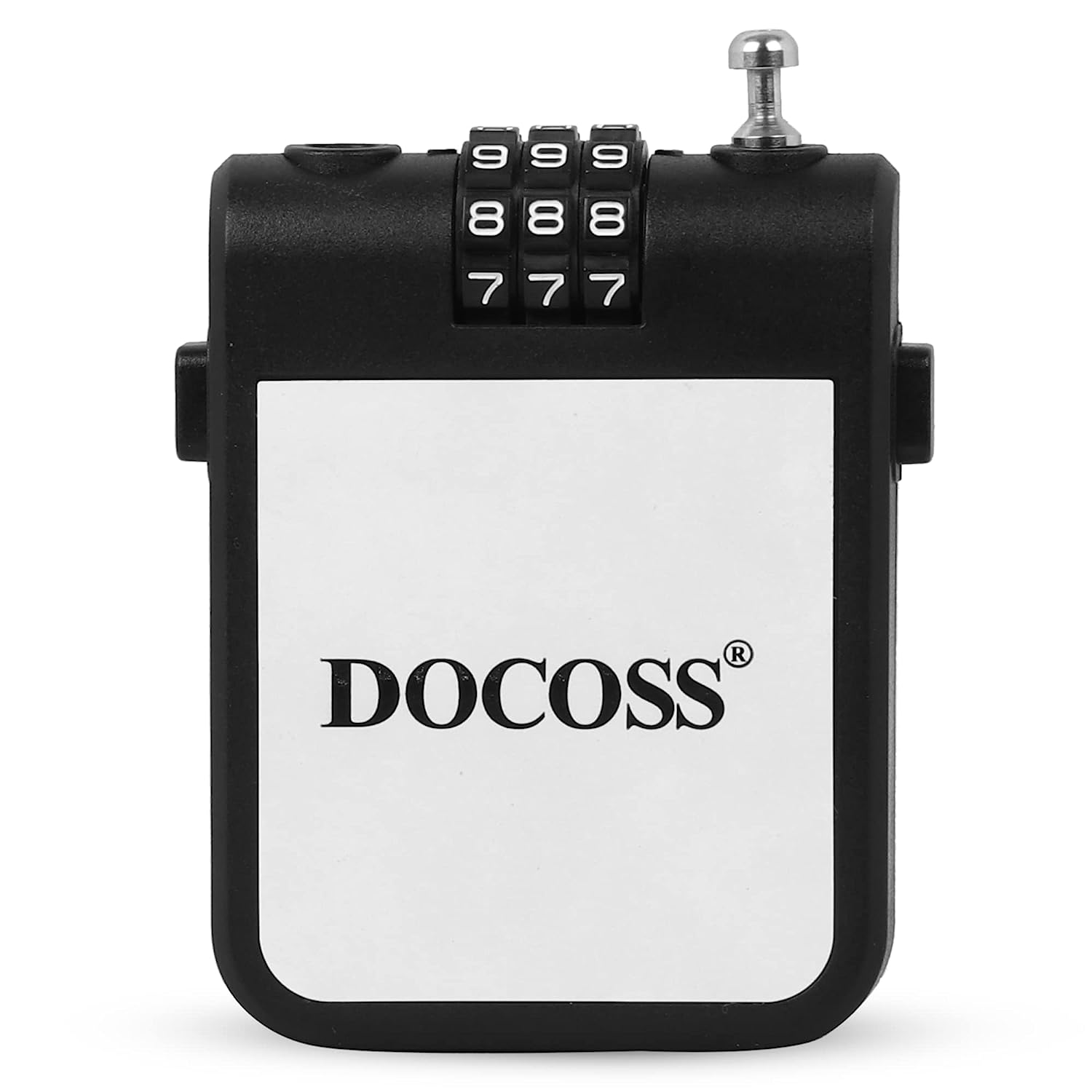 DOCOSS Helmet Lock For Bike lock Number Lock For Helmet Extendable C