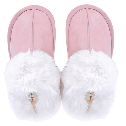 DOCOSS Warm Winter Indoor Shoes for Women Men / Indoor Slippers for Girls , Boys /Home Bedroom Indoor Slippers Warm Slippers Winter